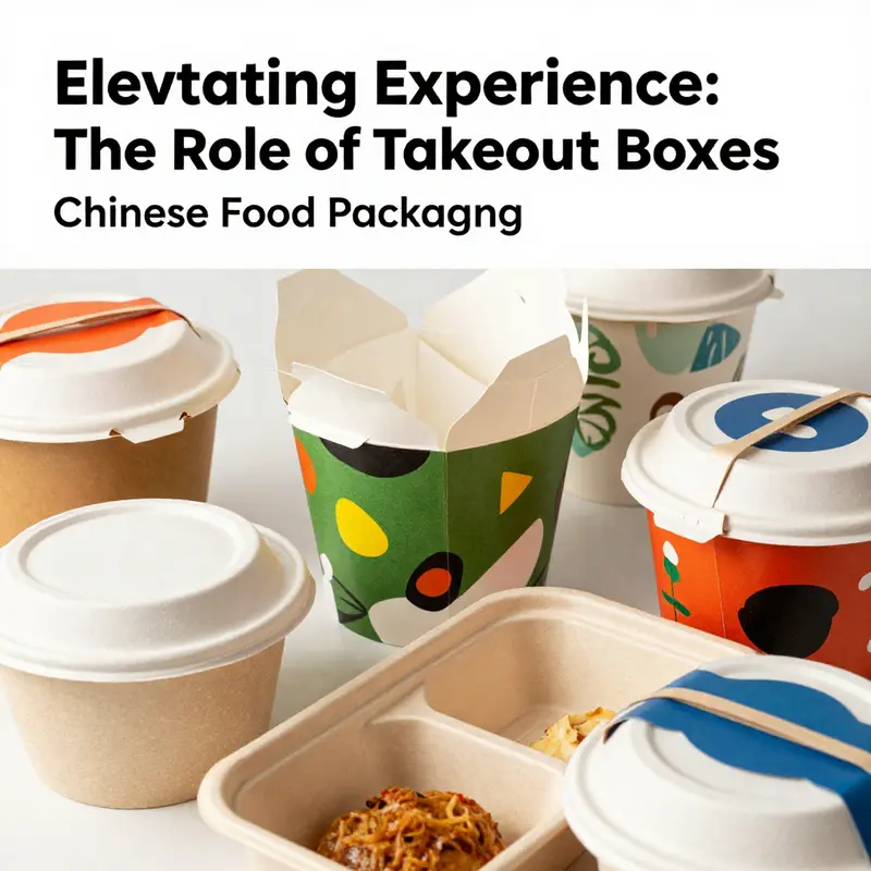 Innovative takeout packaging showcasing eco-friendly materials and stylish designs.