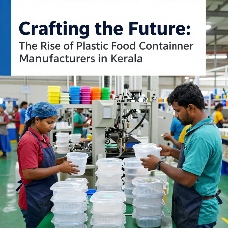 A glimpse into the innovative environment of Kerala’s food container manufacturing sector.