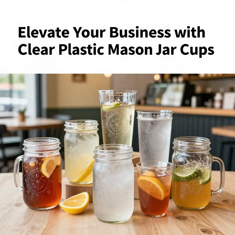 Clear plastic mason jar cups offer various benefits, from durability to versatility, ideal for any beverage service.