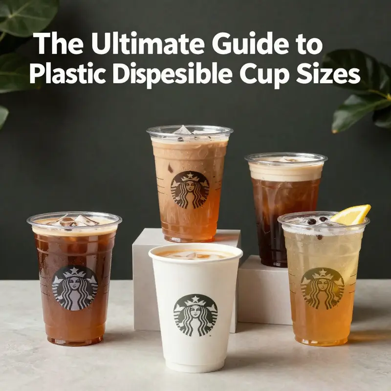 A variety of small plastic cups featuring refreshing drinks for various small servings.