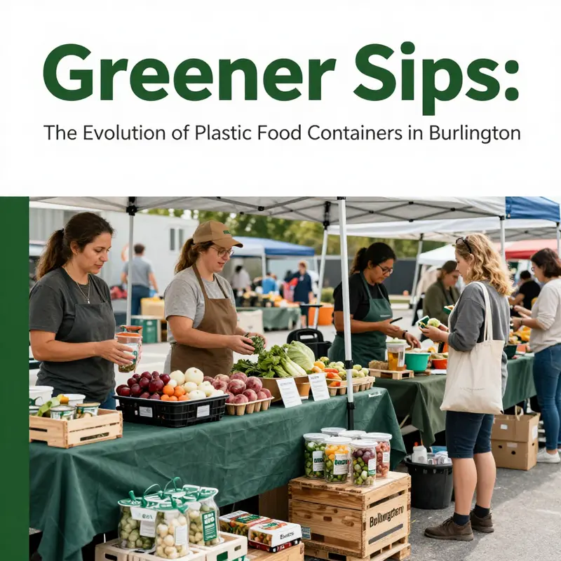 Beverage shops in Burlington prioritize eco-friendly practices in their container choices.