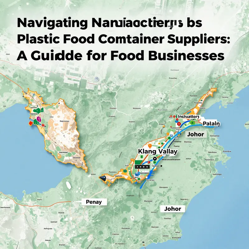 Key manufacturing hubs in Malaysia for plastic food containers.