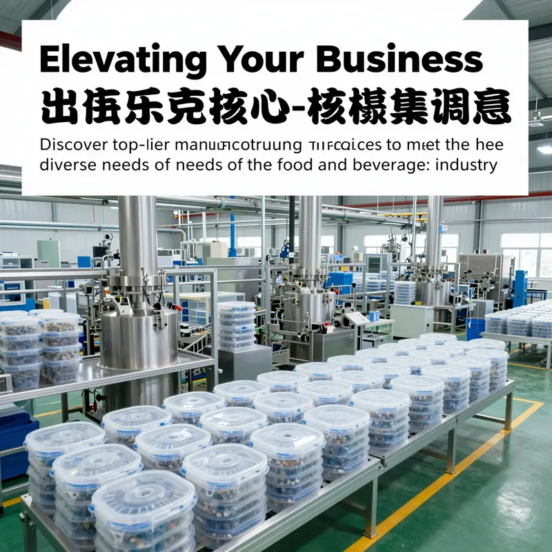 A modern manufacturing facility in Malaysia specializing in plastic food containers, highlighting its advanced technology.