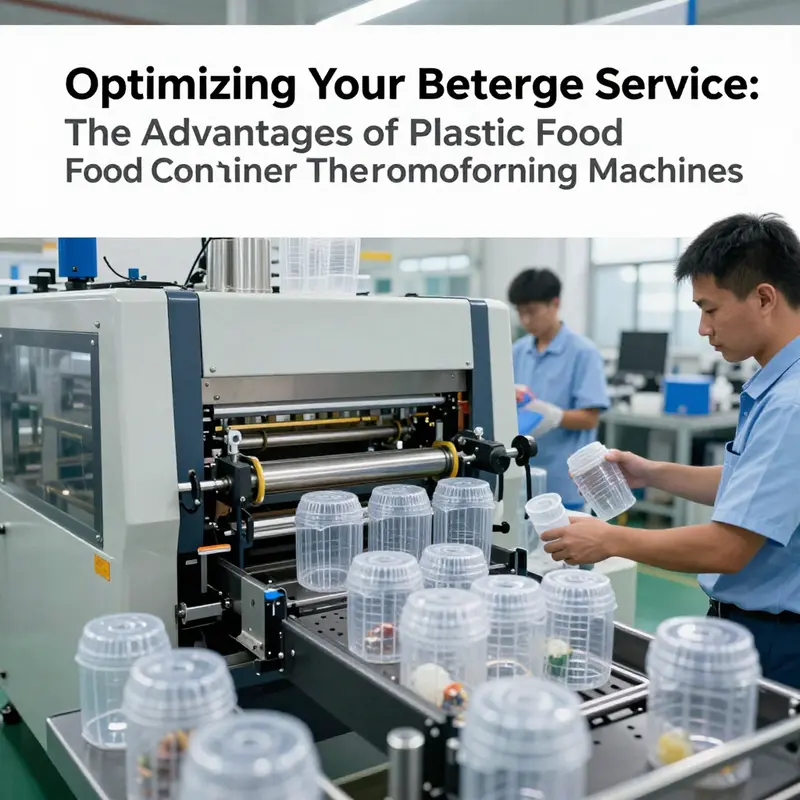 Modern factories utilize advanced thermoforming machines for efficient production of food containers.