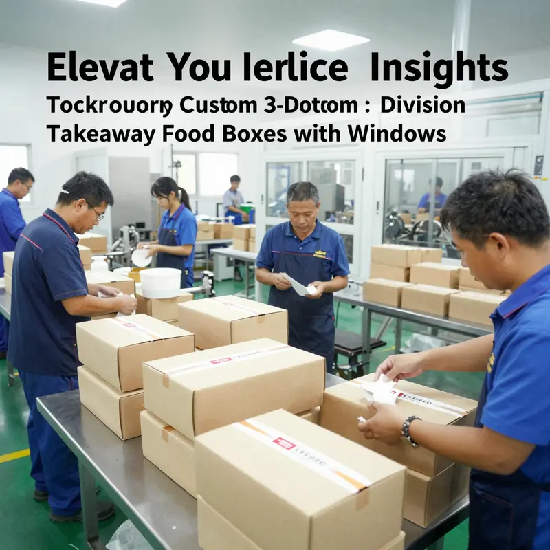 The key features of customizable 3-division takeaway food boxes that showcase their appeal and functionality.