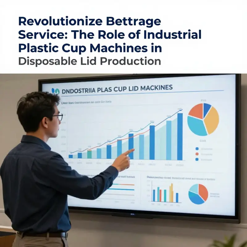 A high-efficiency industrial plastic cup machine exemplifying state-of-the-art technology in disposable lid production.