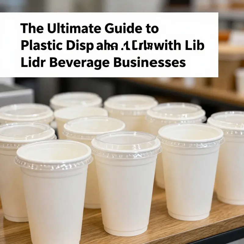 Various materials used in disposable cups, emphasizing sustainability and eco-friendly options.