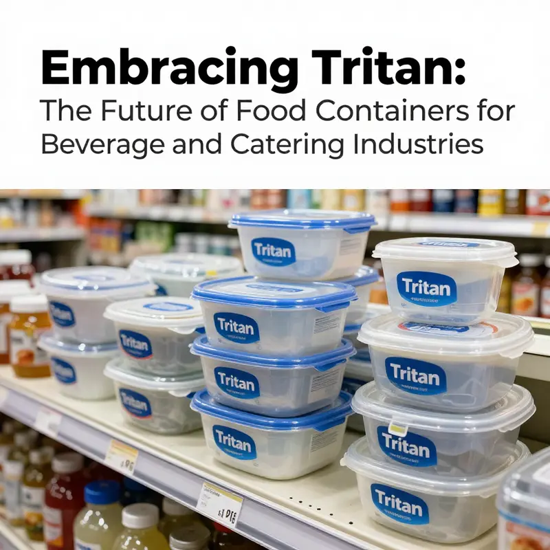 Tritan plastic food containers emphasize safety and durability, suitable for various food service contexts.