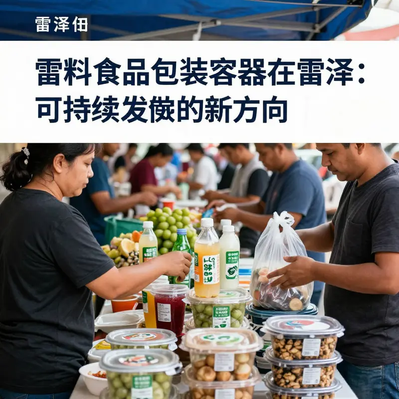 雷泽地区的现代回收设施正在积极处理塑料食品包装容器。