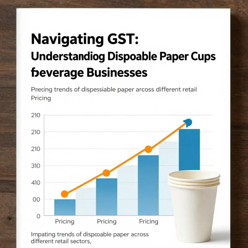 Overview of GST classification and rates for disposable paper cups in India.