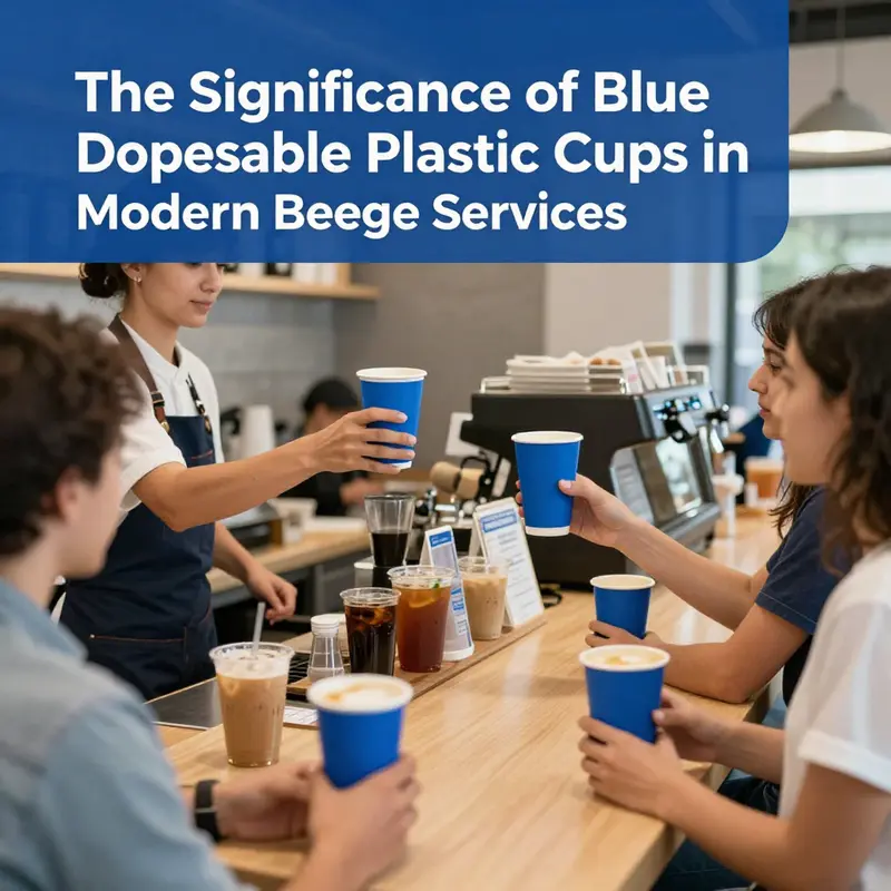 The industrial process of producing blue disposable plastic cups showcasing key machinery and production stages.