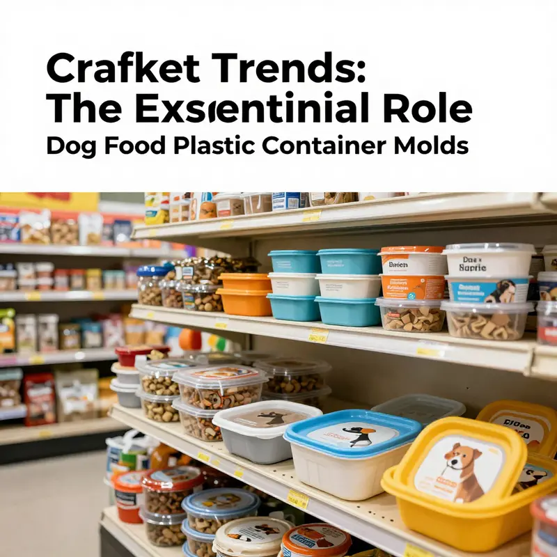 Advanced machinery specializing in dog food container mold manufacturing.