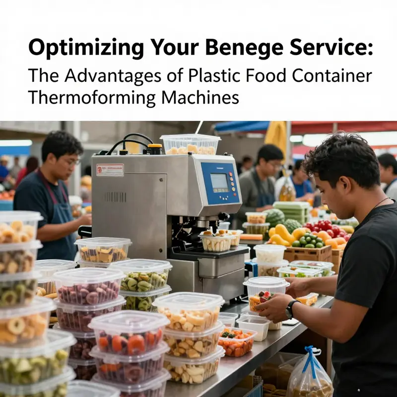 Modern factories utilize advanced thermoforming machines for efficient production of food containers.