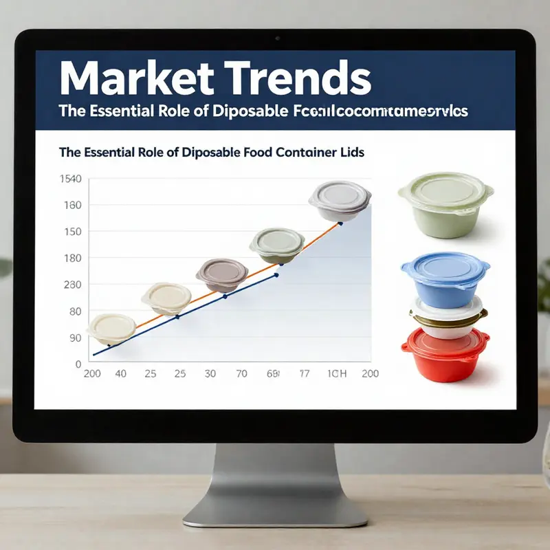 A collection of innovative disposable container lids made from diverse materials, highlighting their unique properties.