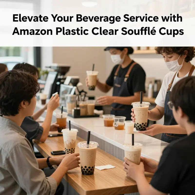 Discover the practical features and bulk packaging of Amazon plastic clear soufflé cups.