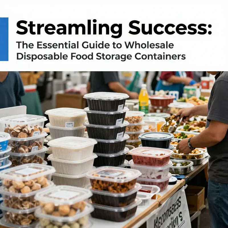 Market dynamics illustrating the rising need for disposable food storage containers in various food service sectors.
