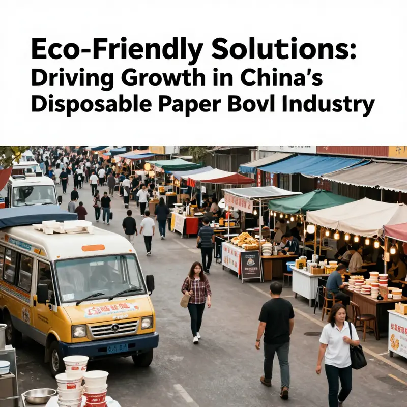 Manufacturing eco-friendly disposable paper bowls in a modern factory setting.