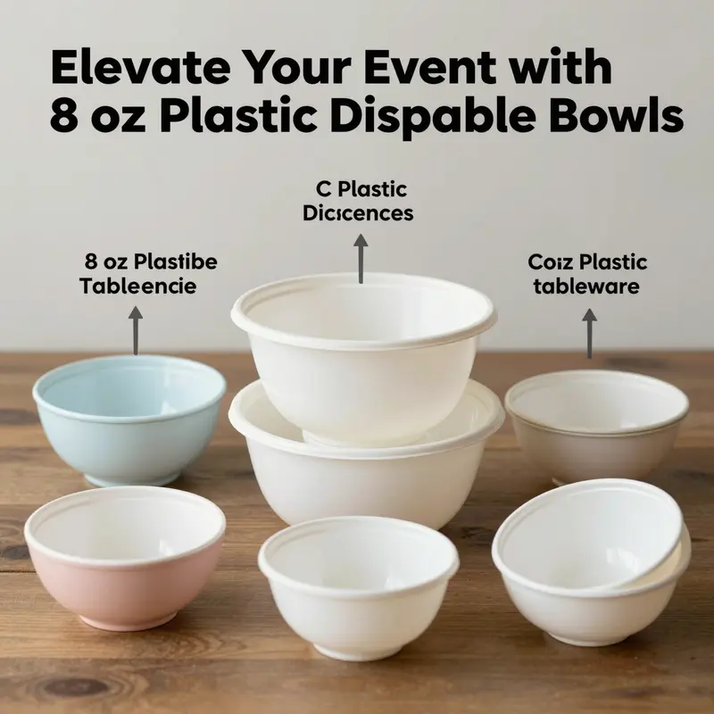 Different 8 oz bowls illustrating material properties.