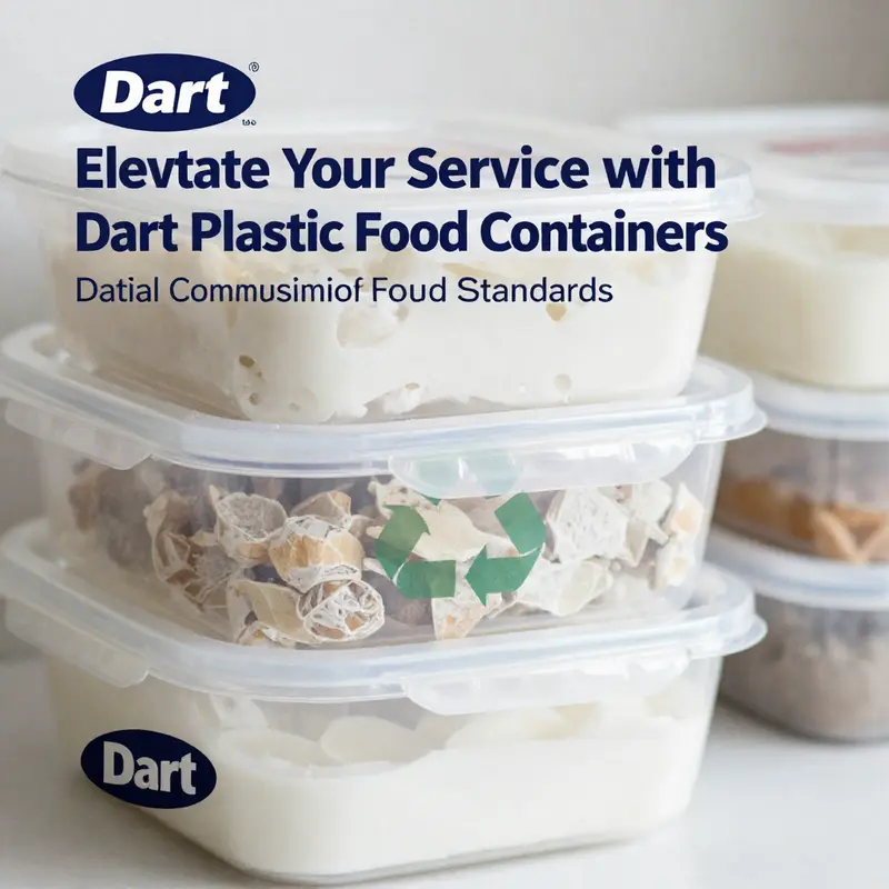 Dart Plastic Food Containers designed for various culinary applications.