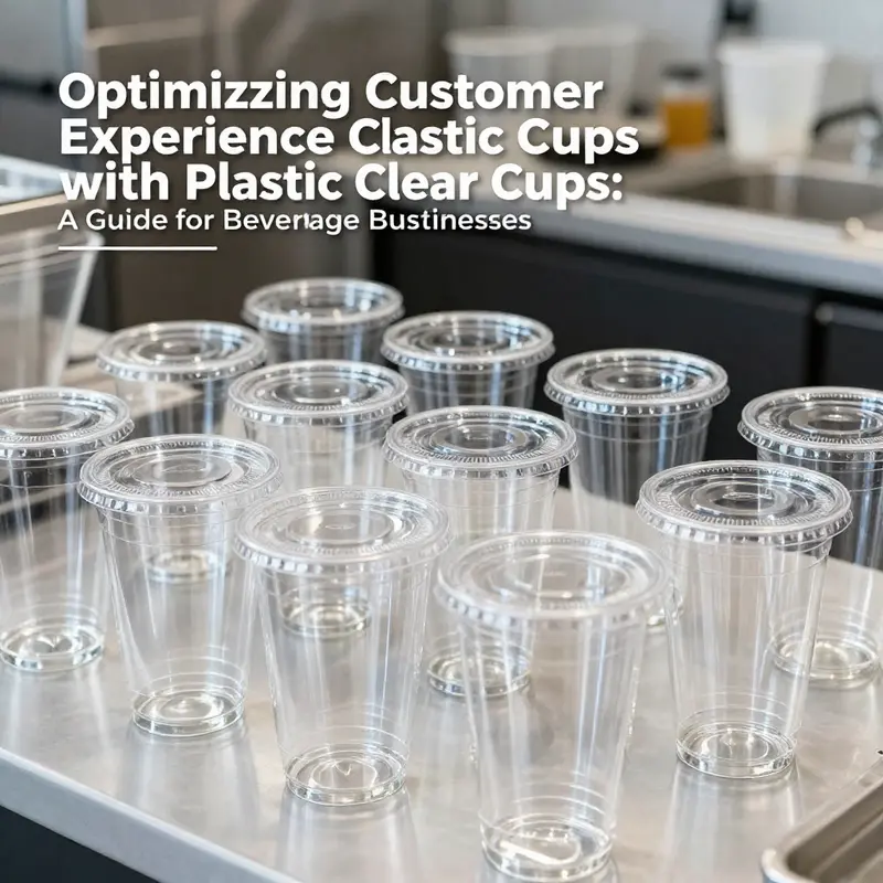 Different materials used in plastic clear cups highlight both aesthetic appeal and eco-friendliness.