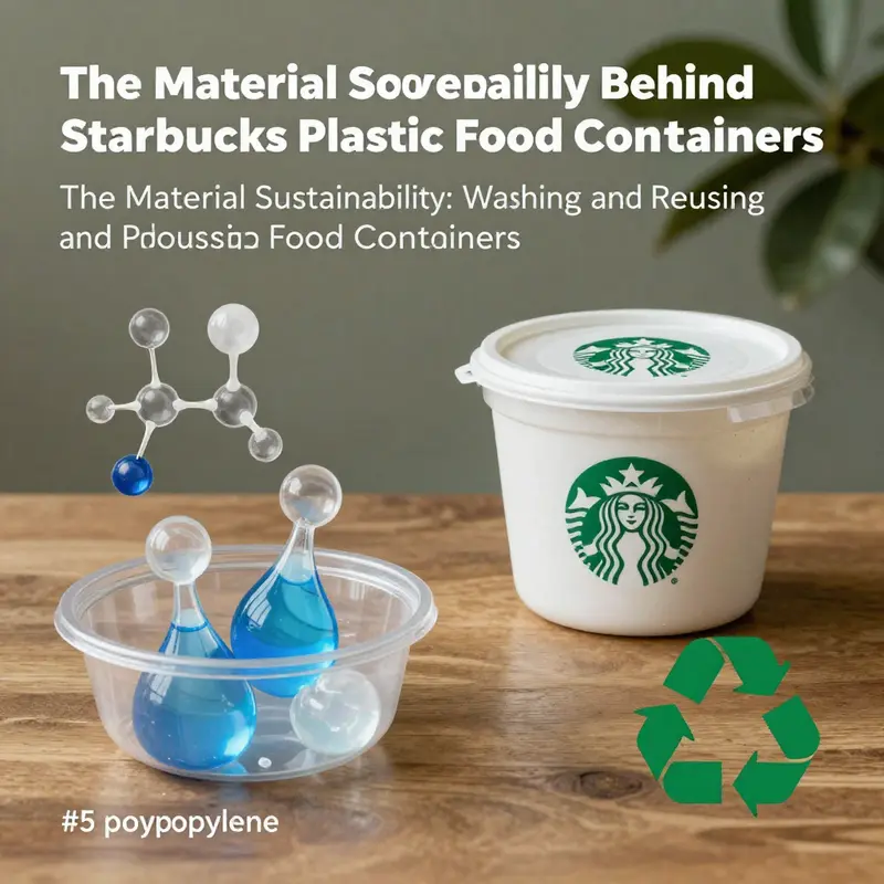Best practices for washing Starbucks plastic containers to ensure safety and longevity.