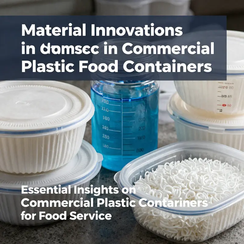 An array of commercial plastic food containers ready for various food service applications.