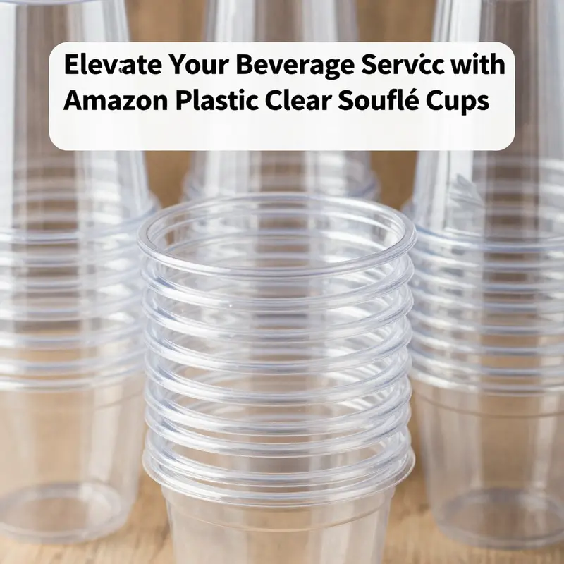Discover the practical features and bulk packaging of Amazon plastic clear soufflé cups.