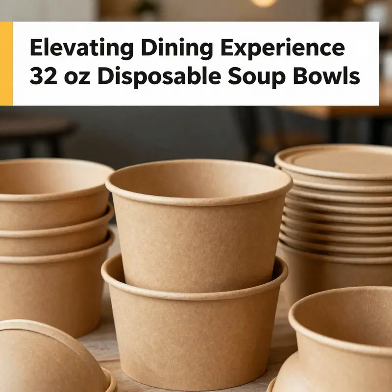 Diverse selection of materials used in 32 oz disposable soup bowls, highlighting their robust design.