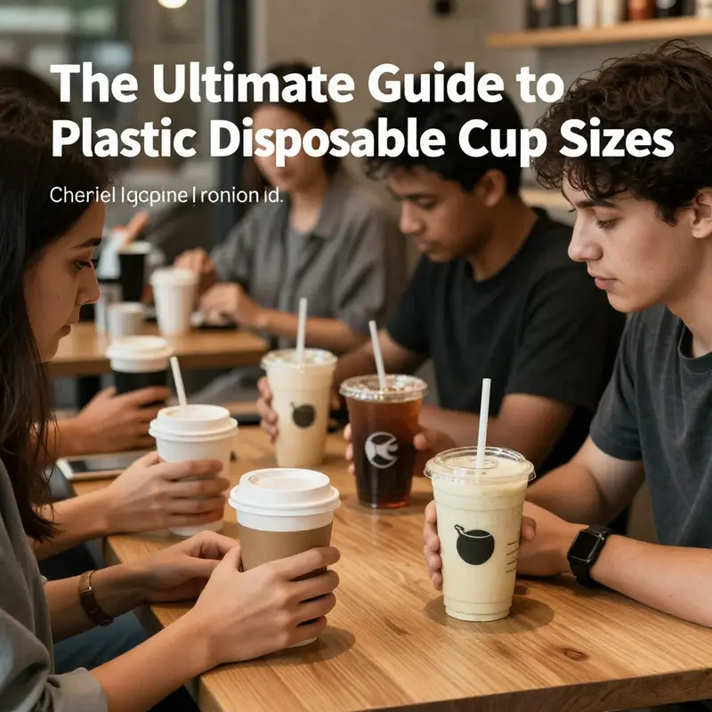 A variety of small plastic cups featuring refreshing drinks for various small servings.