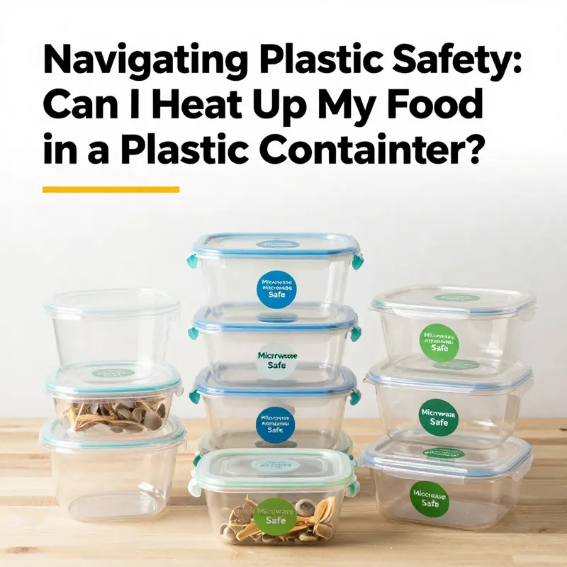 Understanding which plastic containers are safe to use in the microwave.