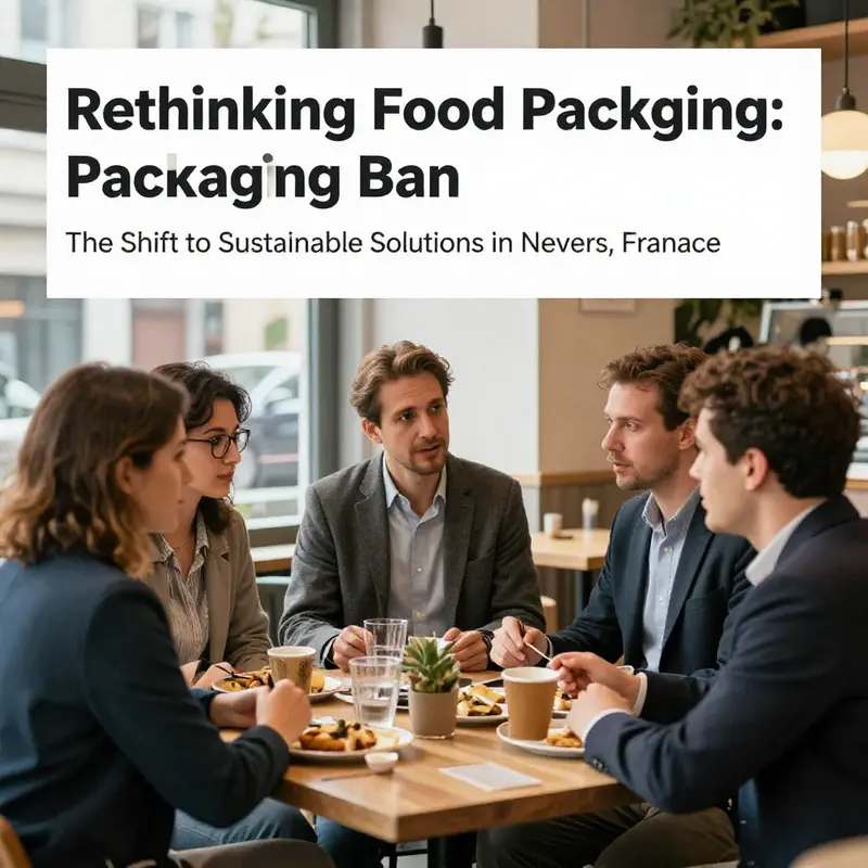 Vendors in Nevers contribute to a plastic-free environment by using sustainable packaging alternatives.