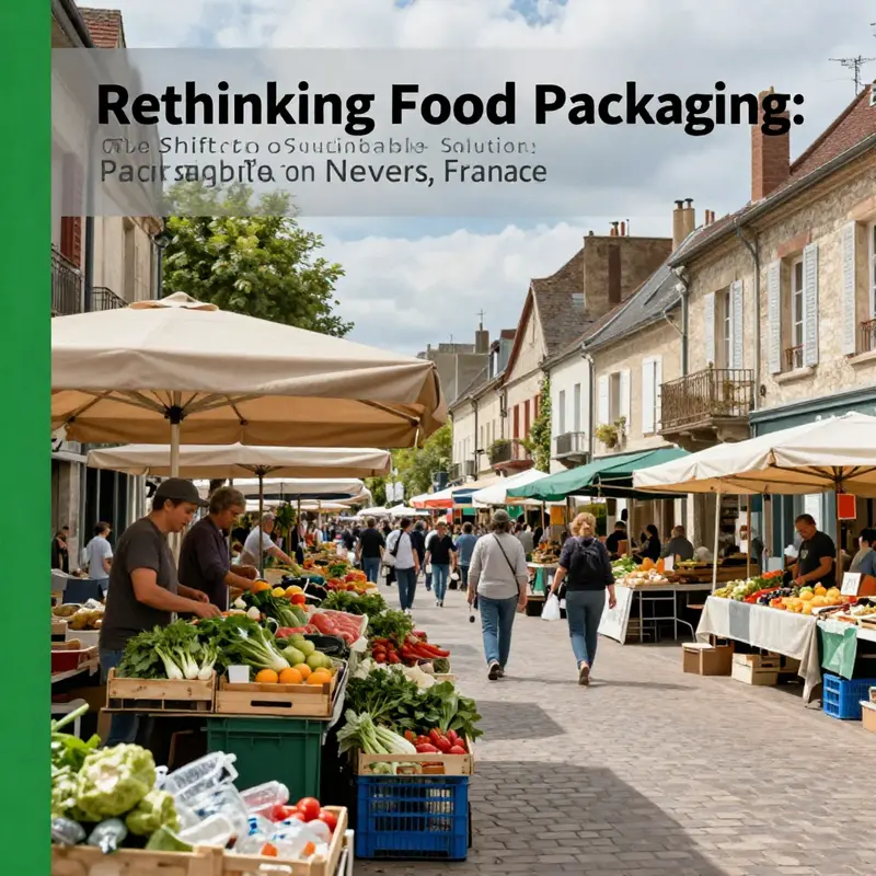 Vendors in Nevers contribute to a plastic-free environment by using sustainable packaging alternatives.