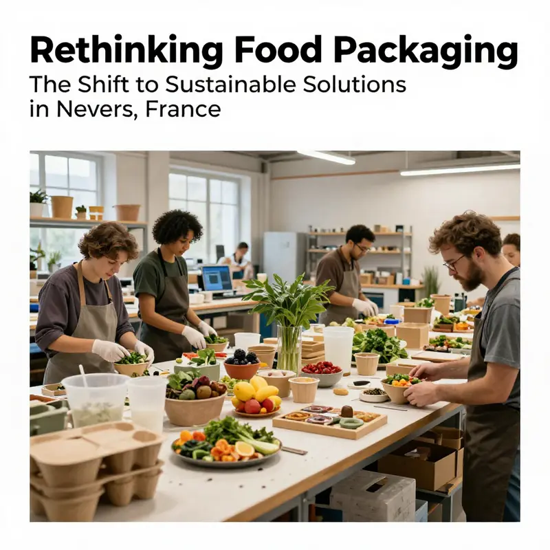Vendors in Nevers contribute to a plastic-free environment by using sustainable packaging alternatives.