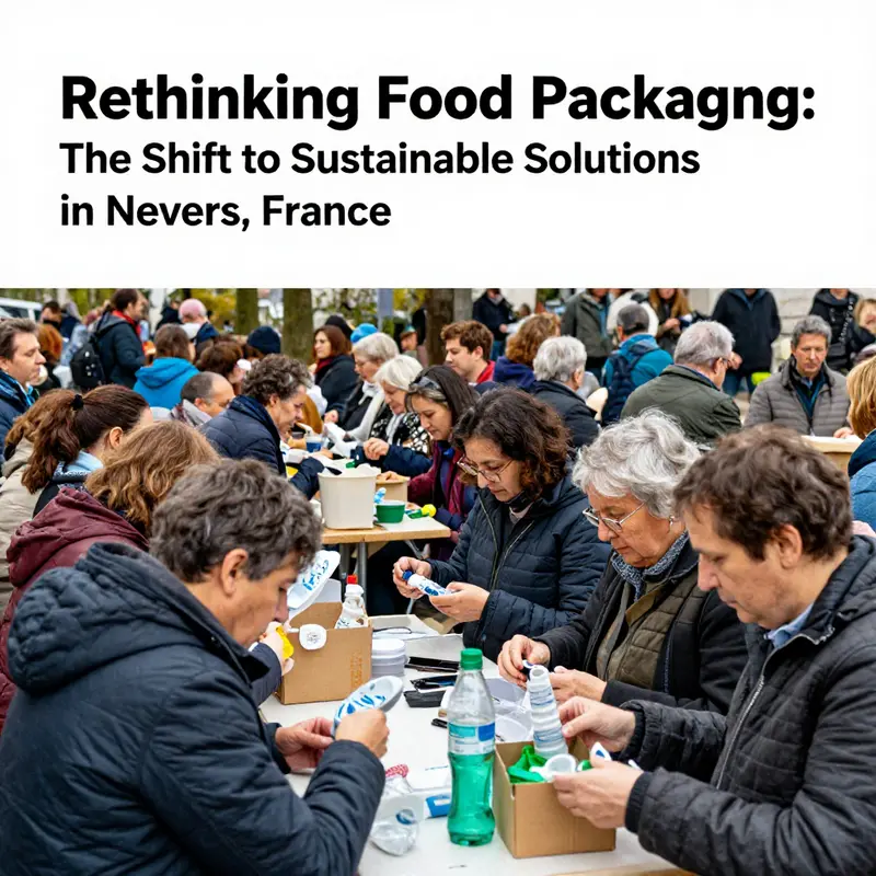 Vendors in Nevers contribute to a plastic-free environment by using sustainable packaging alternatives.