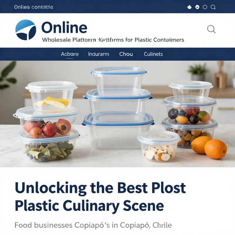 Exploring online wholesale platforms to find a variety of food plastic containers.