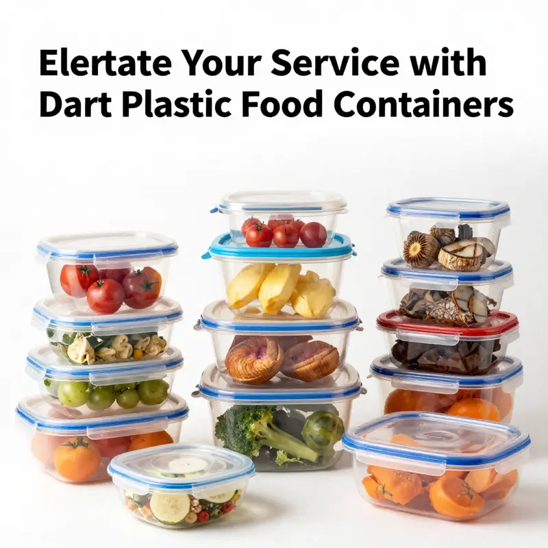 Dart Plastic Food Containers designed for various culinary applications.