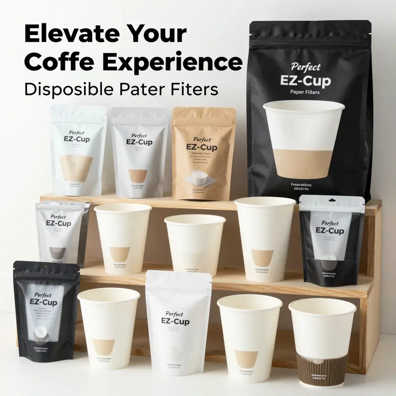 Perfect POD EZ-Cup Disposable Paper Filters demonstrate their designed features with an emphasis on functionality and quality.