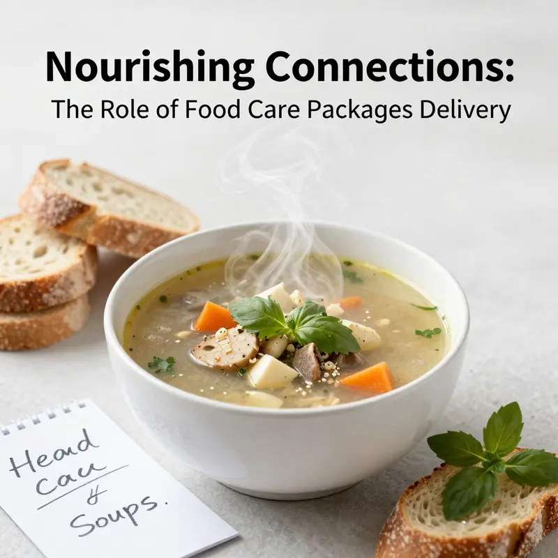 A heartwarming food care package designed to provide comfort during times of need.
