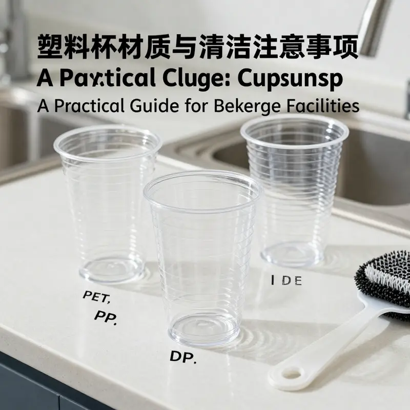 A comparison of cup materials and their specific cleaning considerations.