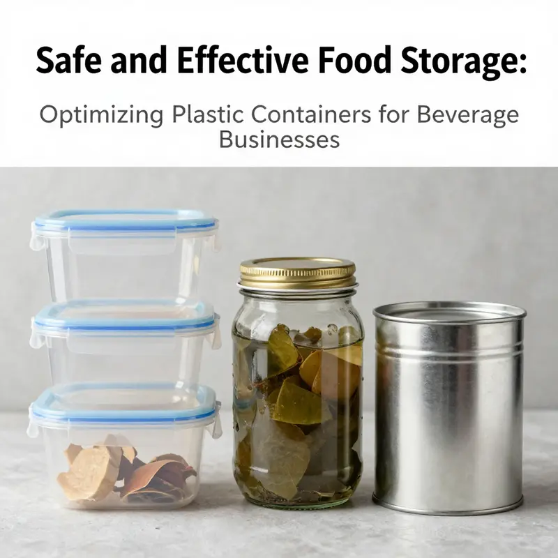 Various plastic containers showcasing safety features for food storage.