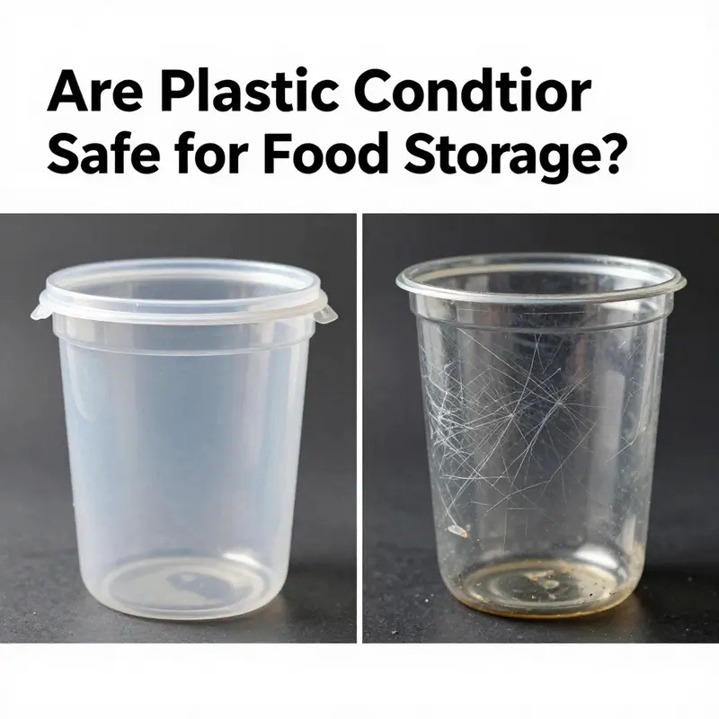 Different types of plastic containers highlighting the potential risks of chemical leaching.