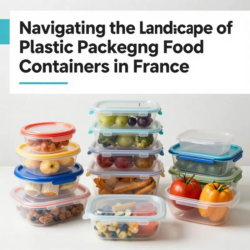 Assorted plastic and eco-friendly food containers with colorful food, highlighting packaging solutions.