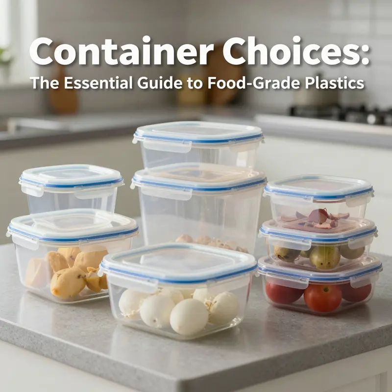 Durable polypropylene containers ideal for food storage.
