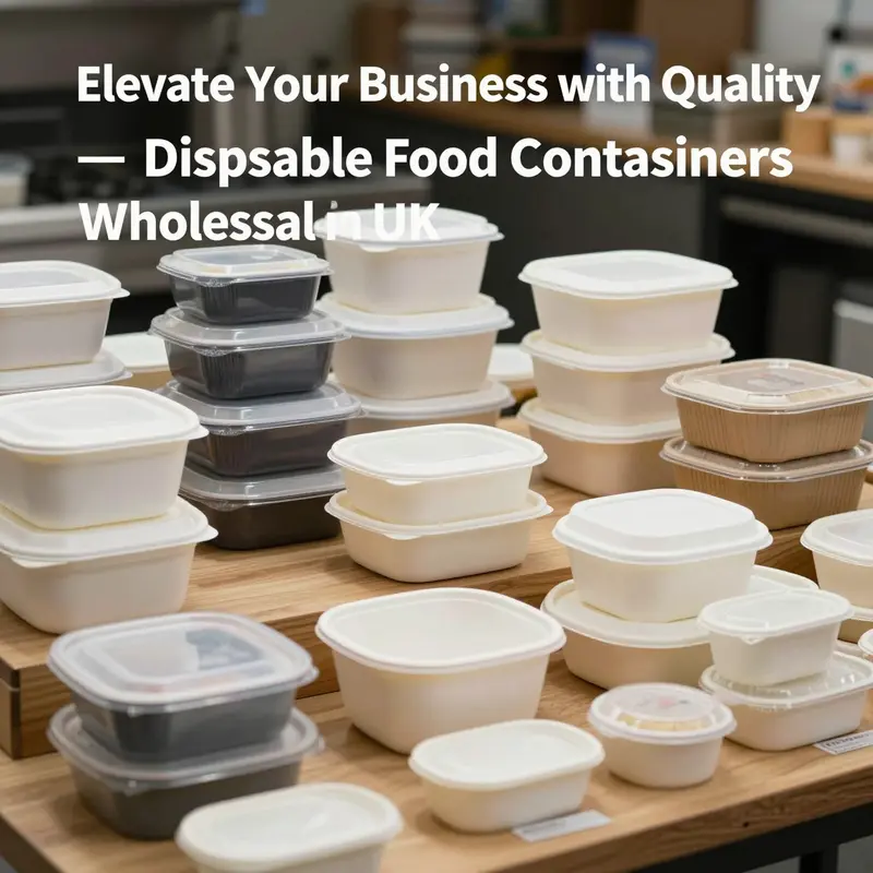 An array of high-quality disposable food containers emphasizing uniformity and durability, perfect for any food service business.