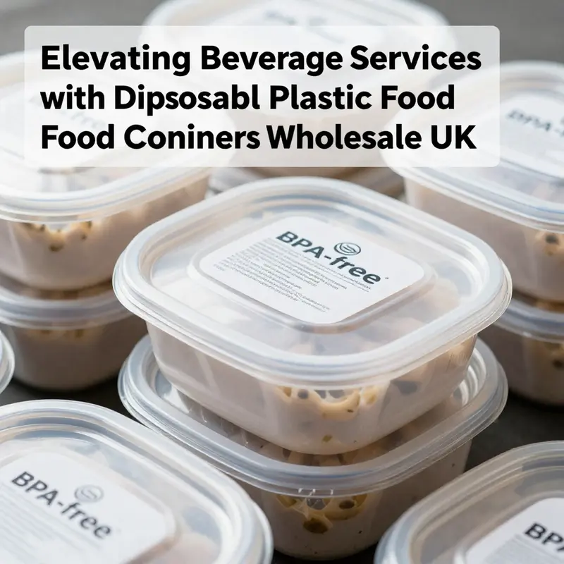 Bulk disposable plastic food containers enhance cost efficiency for busy restaurants.