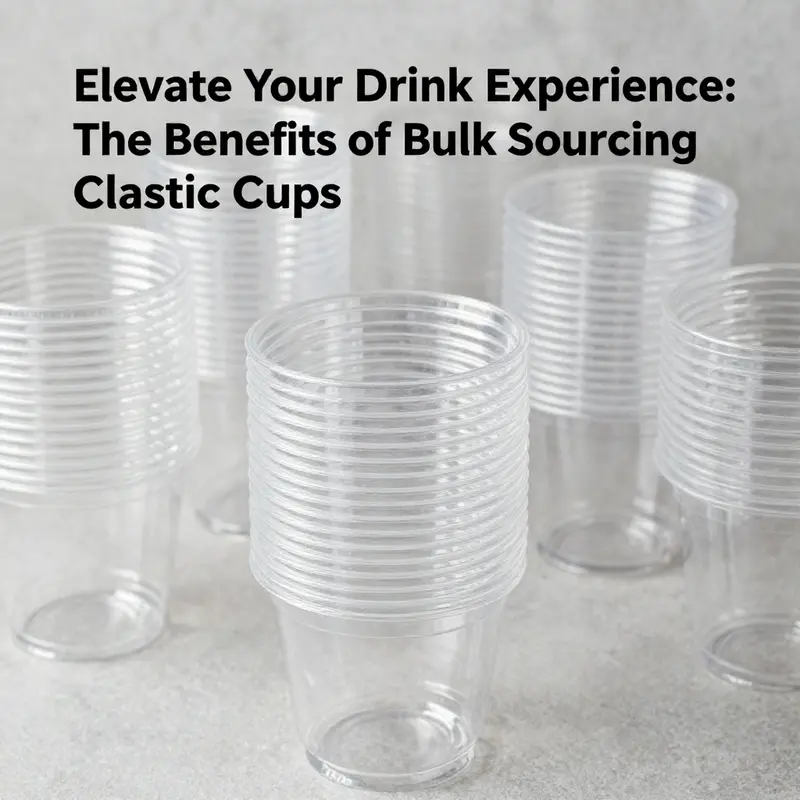 High-quality 3 oz clear plastic cups ready for use in a food service setting.