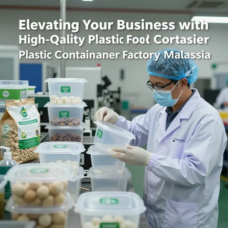 Advanced thermoforming technology in a Malaysian factory dedicated to producing plastic food containers.