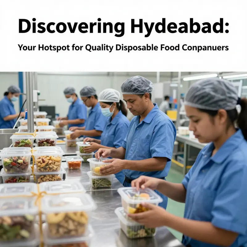 Manufacturing facility in Hyderabad focusing on environmentally friendly disposable food packaging.