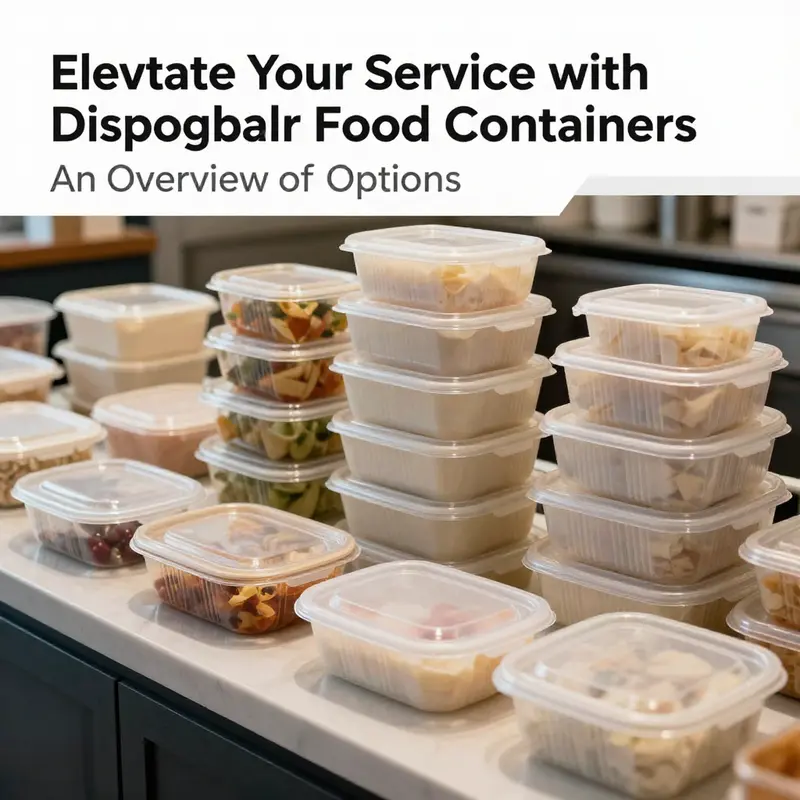 An array of disposable rectangular plastic containers suited for various food service needs.