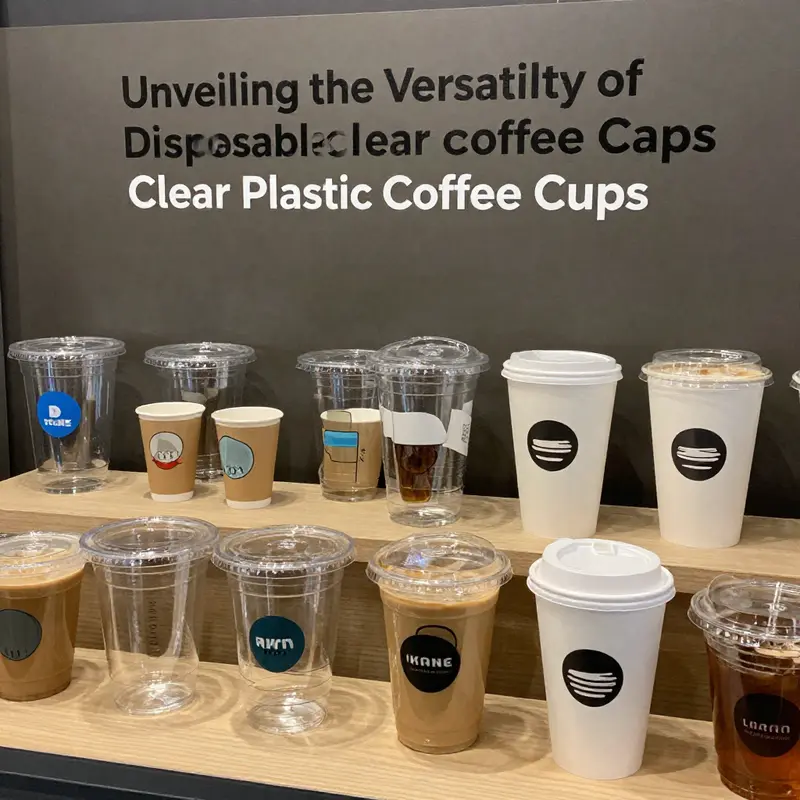 An industrial view of the manufacturing process of disposable clear plastic cups.